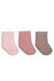 Basic Towel 6-3 Piece Baby Girl Socks Set - 6