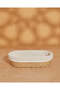 Brown Oval Basket With Fabric
