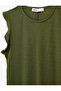 Crepe Scuba Fabric Sleeveless Crew Neck Ruffle Mini Dress - 5