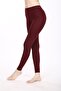Women's Burgundy Long Tights - 3