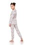 Girl's White Pony Band Sleeve Top - 3