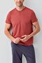 Men's 100% Cotton 3-Piece Pajama Set – Short Sleeve T-Shirt & Patterned Shorts & Pajama Bottoms - 7