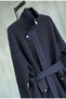 Women's Belted Half-Fisherman Cardigan Pants Two-Piece Set & Wide-Leg Pants Set - 6