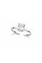 خاتم من الفولاذ بحجر واحد (قابل للتعديل)
