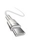 Type-C Data Cable Baseus, 100W, 480Mbps, 2m, White - 2