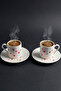 Valentine's Day Special 2-Person Turkish Coffee Porcelain Cup Set - 2