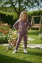 Oversize Cotton Top and Bottom Girls' Two-Piece Set - 3