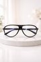 Damla Pilot Bone Transparent Women Men Unisex Blue Light Protection Screen Glasses Eyewear - 2