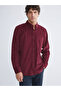 Standard Fit Long Sleeve Velvet Men's Shirt from Uzg Store for Style Enthusiasts