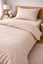 Single Solid Color Duvet Cover Set with Elastic Sheet - 2
