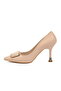 Cream Women's Thin Long Heeled Shoes Pc-54030 Z - 2
