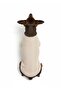 Dog T-Shirt Sleeveless Beige Color