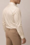 Slim Fit Long Sleeve Easy Ironing Sweat Absorbing Breathable Texture Tie Four Seasons Men's Shirt - 2