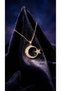 316L Steel Gold Color Moon Star Model Zircon Stone Women's Necklace Does Not Tarnish |   Stylish and Durable Jewelry - 5