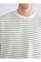 Timeless Clothing & Timeless Choices Zero Roba Collar Striped Men's T-Shirt - 3