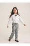 I Straight Fit Embroidered Girls' Jean Pants from Freezen Store