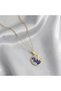 316L Steel Chain Gold Color Night Model Zircon Stone Women's Necklace Does Not Tarnish |   Stylish and Durable Jewelry - 4