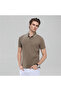Men’s Slim Pique Solid Polo with Flat Knit Collar