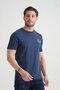 Indigo Men's T-Shirt Cotton Premium Quality Minimal Design Regular Fit - 6