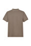 Men’s Slim Pique Solid Polo with Flat Knit Collar - 4