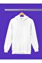 Anxiety Printed Cotton Long Sleeved 3-Thread Shardoon Unisex Hooded Sweatshirt - 3