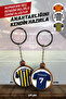 Wooden Forma Keychain Yellow Navy Blue