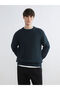 Rmz Gi̇yi̇m Farkiyla Zero Roba Collar Men's Knitwear Sweater
