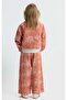 Li̇mi̇ Girl's Soft Texture Flexible Embroidery Detailed Jacket Pants Embossed T-Shirt 3-Piece Set - 2