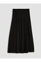 Pleated Skirt with Zipper Waist - 5