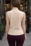 Women's Sleeveless Turtleneck Knitwear Blouse Slim Fit Seasonal Basic - 3