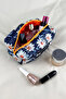 Daisy Patterned Makeup Bag, Travel Bag, Special Design - 2