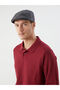 Create Your Style with Uzg Store Anthracite Plaid Pattern Men's Cap Hat