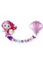 Mermaid with Balloons and Oysters, Mermaid Banner, Birthday Party Set, Decoration Concept - 3