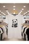 Play Wear Unisex Round Neck Printed T-Shirt with a Tiny Panda Cub on Your Lap
