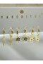 Planet Yakemiyou Non-Tarnish Steel Six-Piece Earring Set - 2