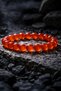 Men's Red Luck Agate Bracelet Natural Stone Premium (Gift for Daily Use) Choose Your Size - 2