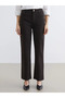 Lcw Jeans Brown Straight Fit Women's Jean Pants