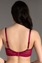 Tulle Detailed Gathering Bra, 358070 - 4