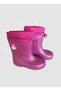 Konçlu Plush Emoji Girls' Rain Boots 26-35 Fuchsia - 3