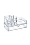 9 compartments drawers podium cosmetic product organizer, podium shape acrylic makeup organiz… - 2
