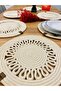 Jute Straw Presentation Plate Mat American Service Supla 6 Pieces - 4