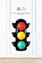 Traffic Light Foil Balloon Construction, Vehicles, Racing Concept Birthday