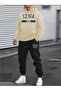 Unisix Printed I Oversized Sweatahırt -Eşofman Altı 2Li Takım