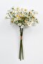 Artificial 100 Flower Valley Daisy Bunch 35 White - 4