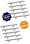 192 mm Stainless Inox Handle 10 Units Tv Unit Bedroom Furniture Drawer Cloakroom Kitchen Cupboard Kulb