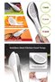 (1 Piece) Stainless Steel Kitchen Tongs, Salad Tongs, Barbecue Tongs, Perforated Serving Tongs - 4