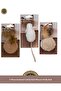 Set of Three Catnip Felt Mouse / Rattle Ball / Felt Ball Cat Toy