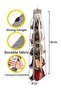 10 Pocket In-Cabinet Bag and Shoe Organizer Anthracite - 3
