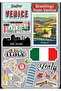 Italy Themed Large Sticker Set – Venice, Rome, Pisa |   Laptop, Suitcase & Wall Sticker (22X30 cm) - 2