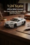 Motormax 1:24 Bmw M4 Gt3 Diecast Model Car - White Metal Collectible Vehicle
